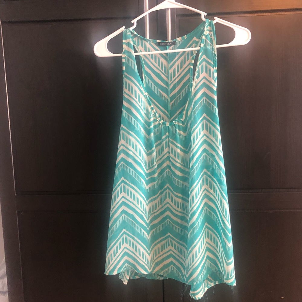 Papermoon sheer racerback tank Stitch Fix size l